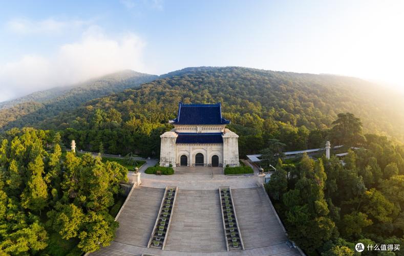 中山陵台阶航拍