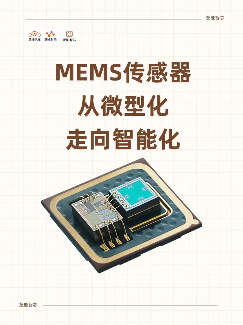 MEMS传感器微观结构与封装对比图
