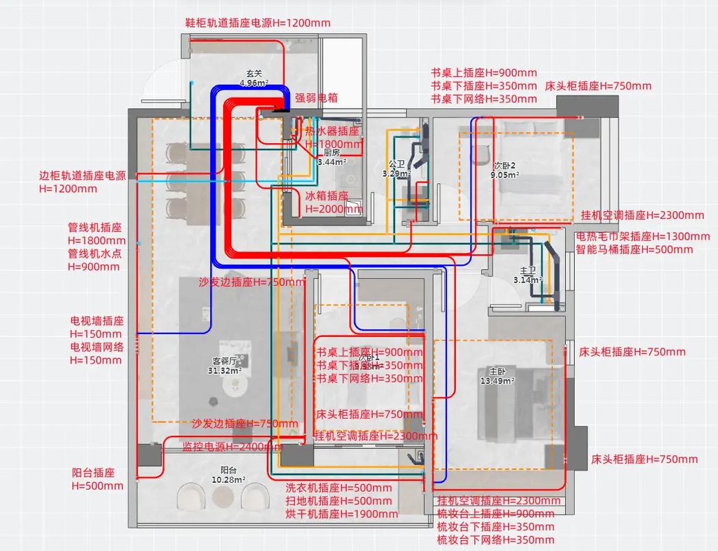 水电改造强弱电交叉屏蔽处理施工图