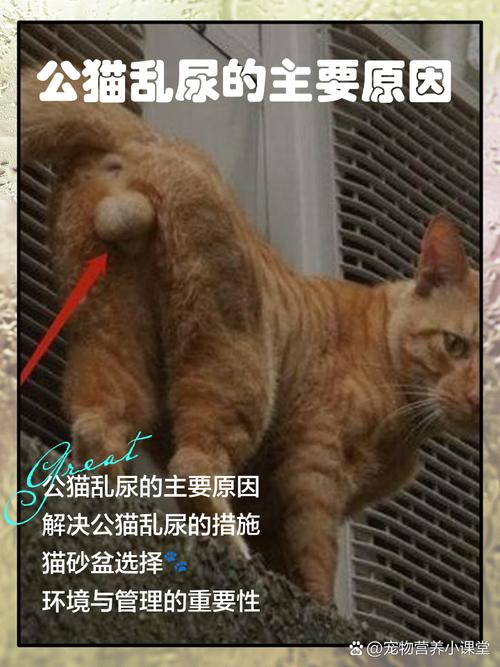 公猫蹲猫砂盆长时间排尿示意图