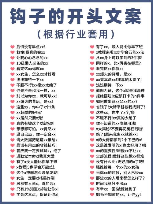 内容创作爆款标题钩子文案对比图