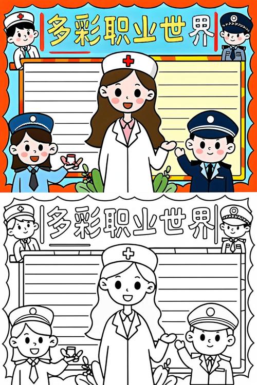 职业归纳三大误区对比手绘图