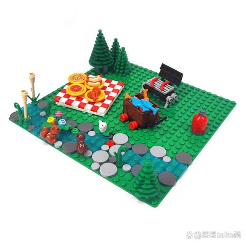 家庭阳台假装野餐场景 乐高玩具
