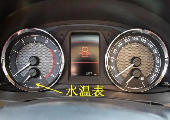 家用车仪表盘水温指针正常位置对比图