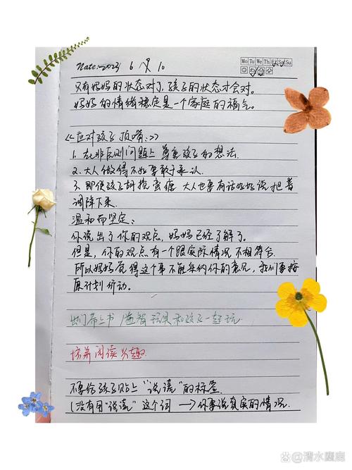 普通家庭手写育儿计划笔记实拍