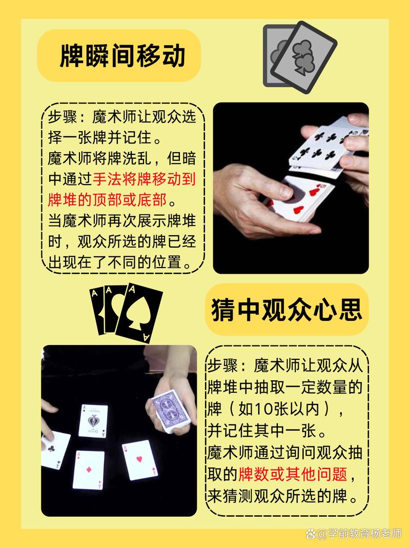 魔术师扑克牌错误引导手法解析