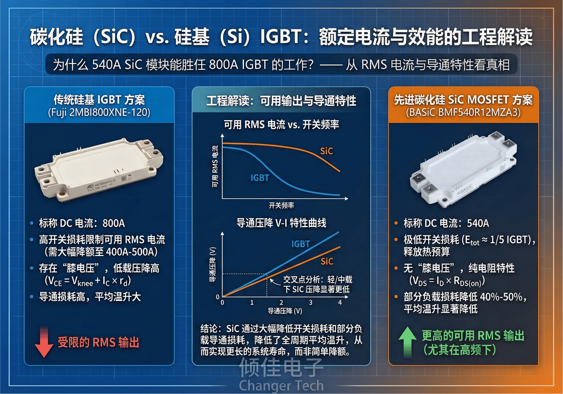 新能源车IGBT模块热仿真温度云图