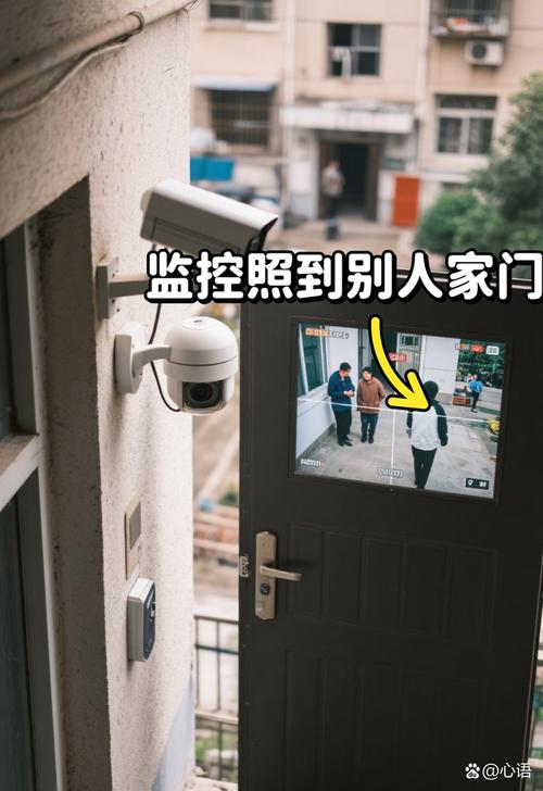 自建房门口监控拍摄角度不当引发邻里纠纷现场图