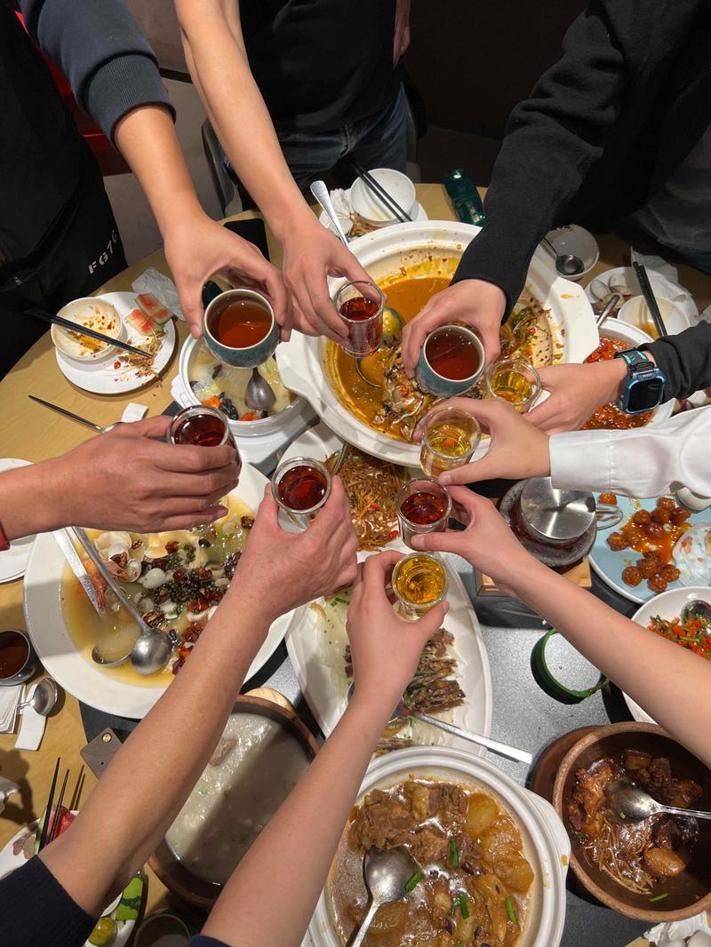 家庭聚餐上拍桌子争执的真实生活化场景
