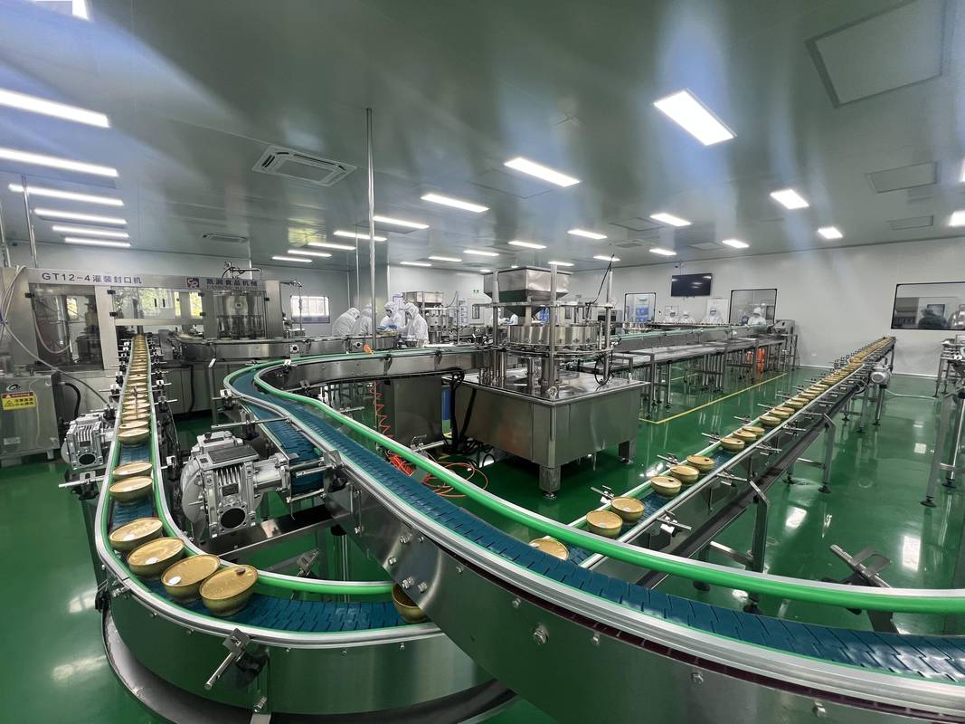 自动化食品流水线厂家组装车间实景
