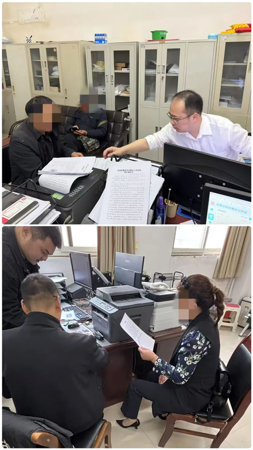 律师团队核对债务追偿案件证据材料实景