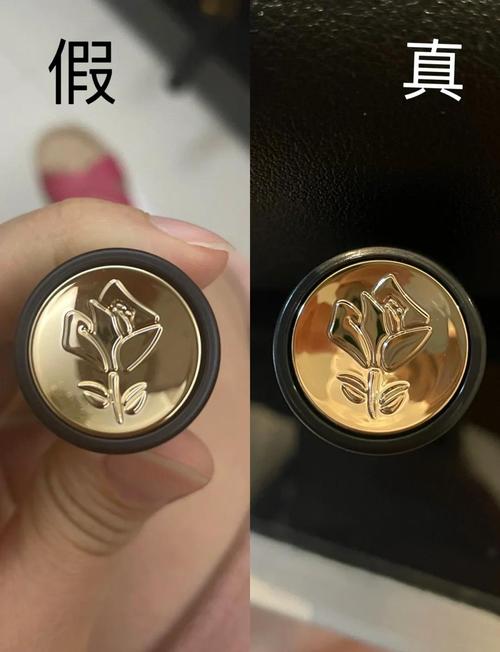 正规美妆品牌与仿冒账号头像对比图