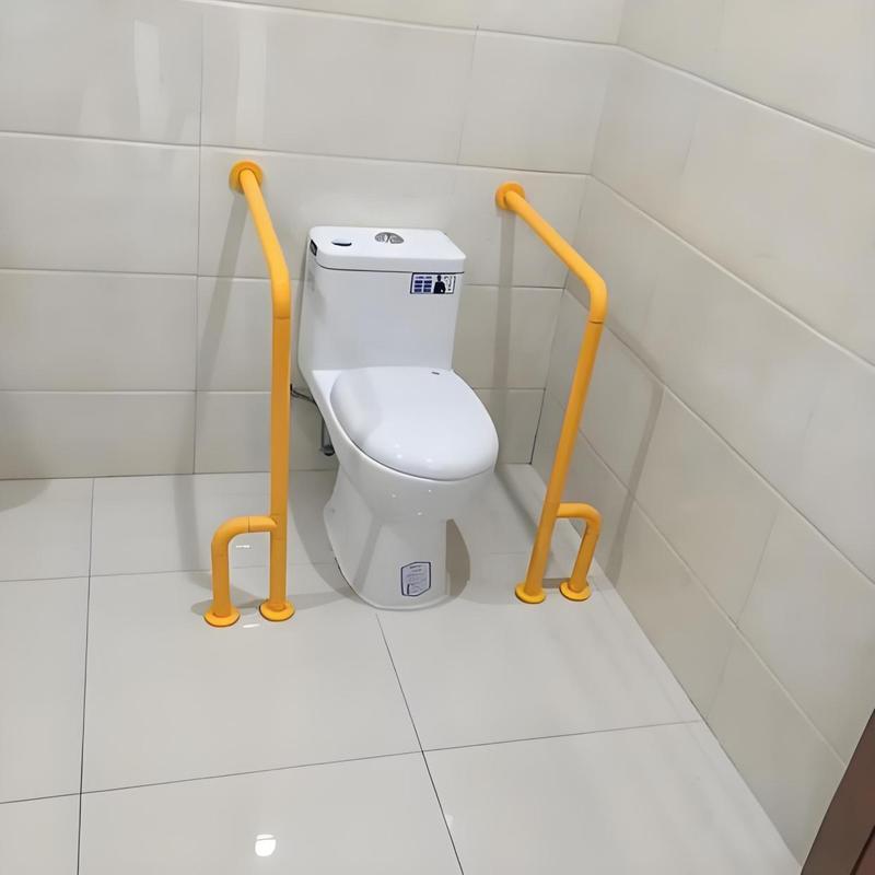 老房卫生间无障碍尼龙扶手安装实景图