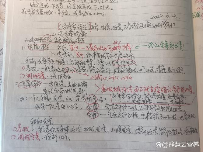 普通人整理自身健康风险清单的手写笔记特写