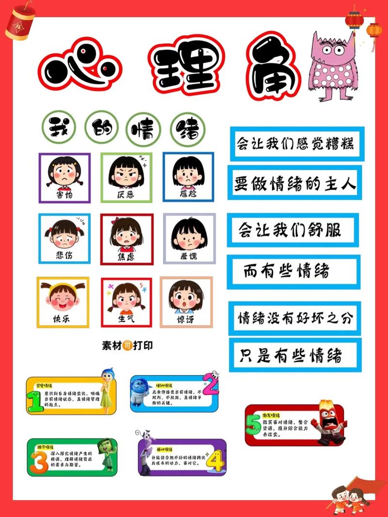 家庭情绪管理角布置实景图