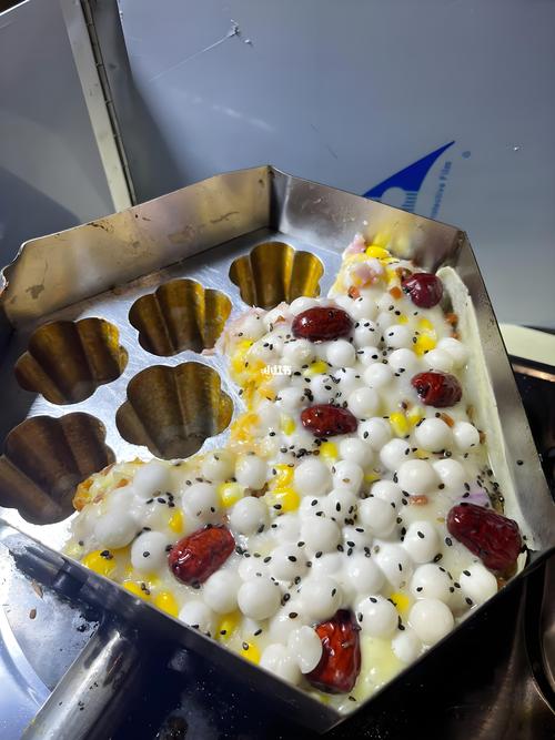 南京梅花糕制作特写传统工艺