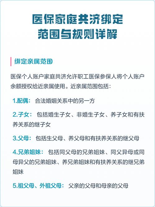 医保家庭共济使用范围官方说明截图