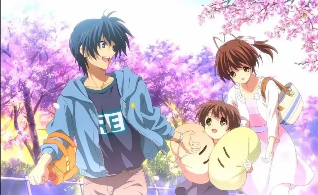 CLANNAD 动画 冈崎朋也 古河渚 雪中场景