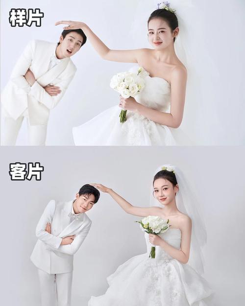 婚纱摄影机构样片与客片对比截图