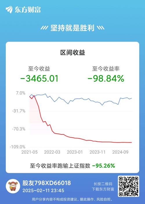 基金定投亏损账户截图