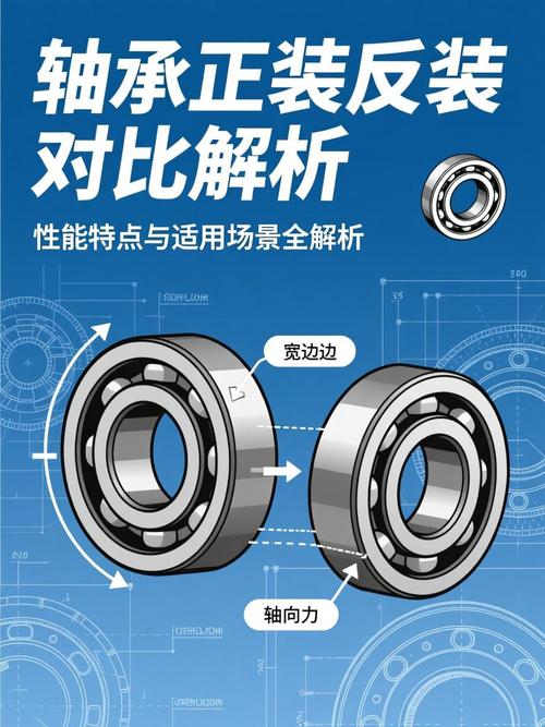 角接触轴承组合正装反装安装对比图