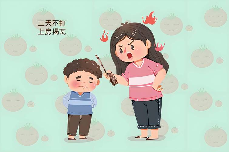 家长错误打骂打人宝宝场景图