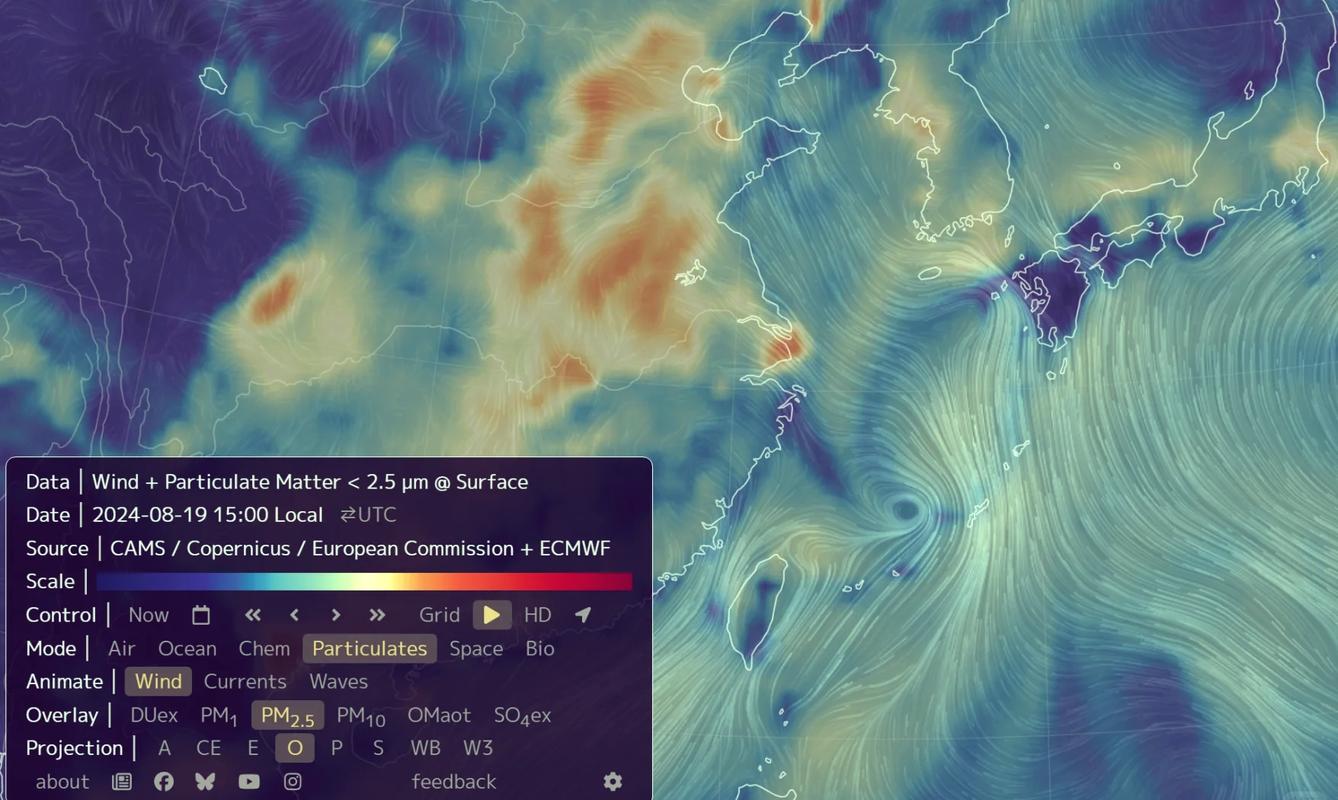 气象学家洛伦茨早期计算机模拟天气图