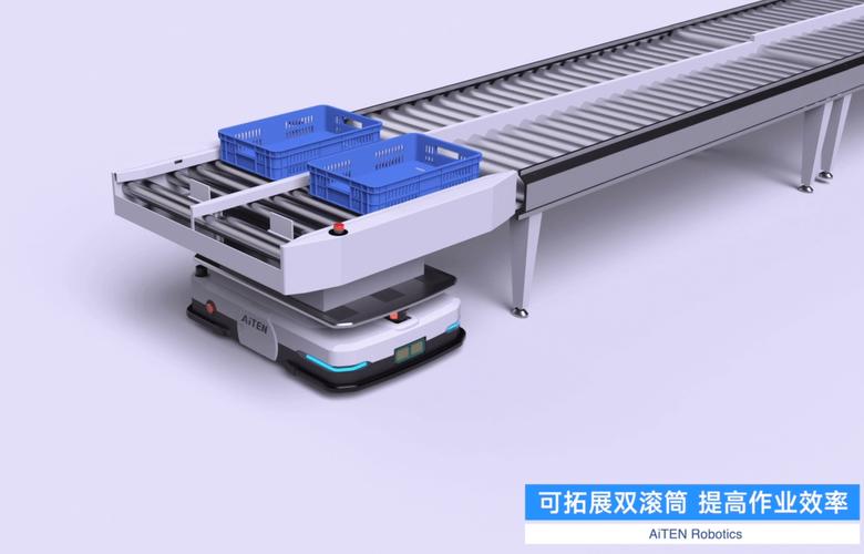 汽车冲压车间潜伏式AGV拉料作业场景