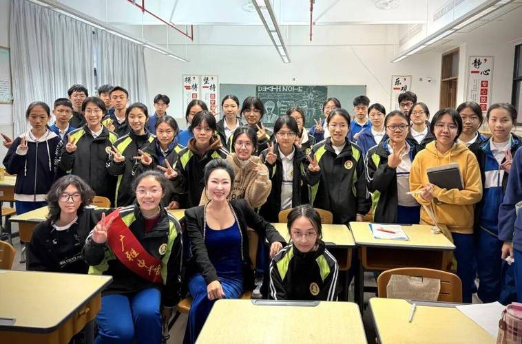 高中生涯规划体验活动合影