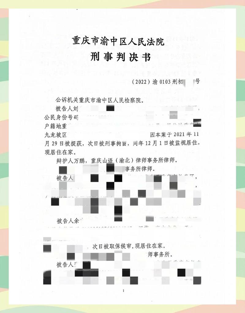 法院缓刑判决书实拍页面