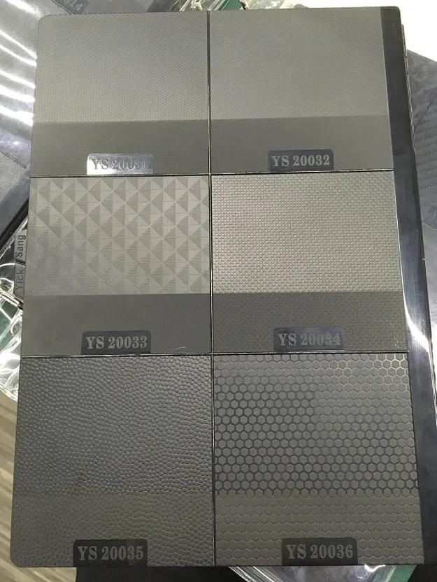 工业激光雕刻模具皮纹纹理微距对比图