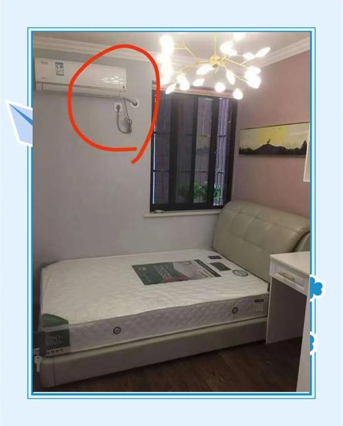 家用挂机空调打孔位置示意图