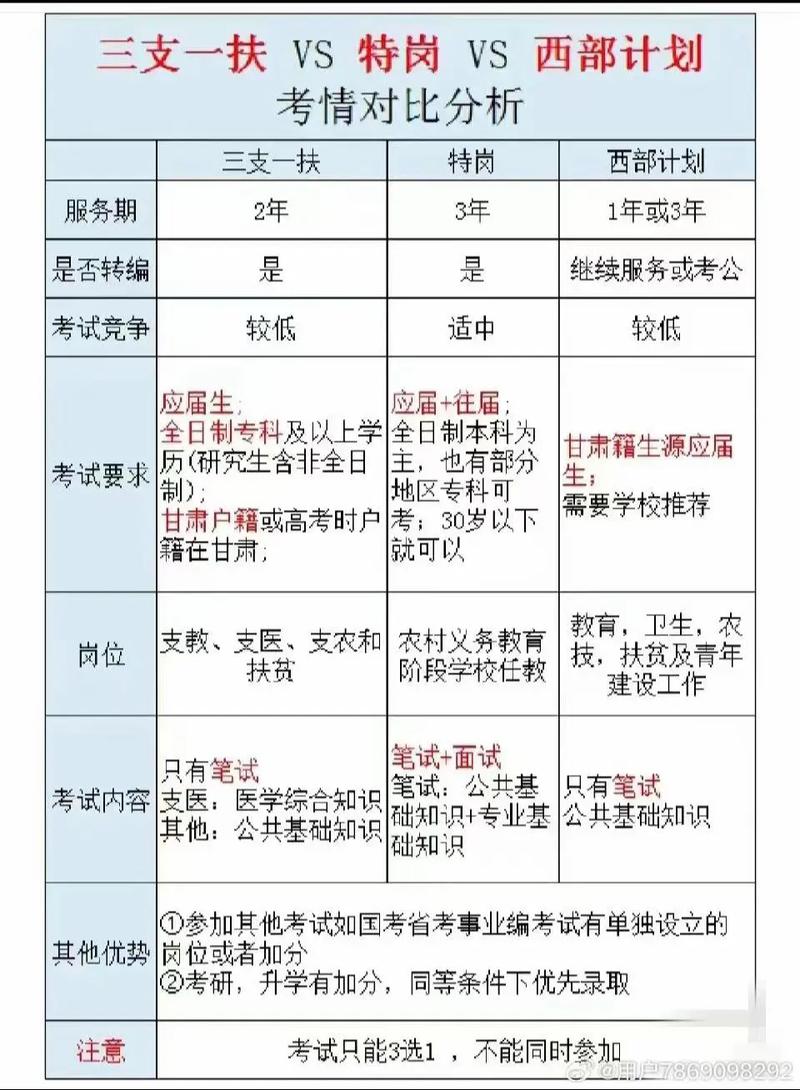 选调生、三支一扶、特岗，到底怎么选？