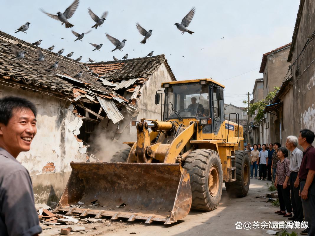 九十年代老城区平房拆迁协商现场旧照