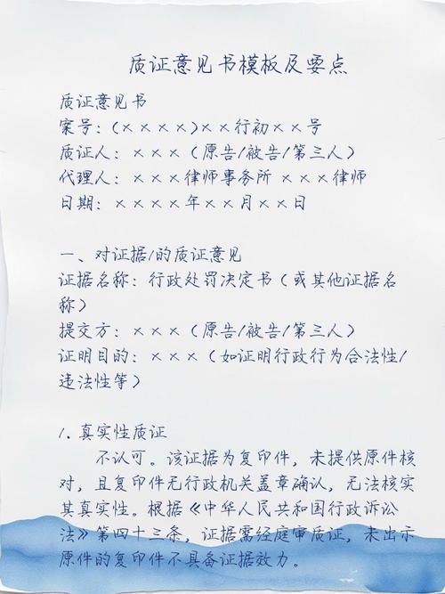天津刑事无罪辩护案件质证记录手稿