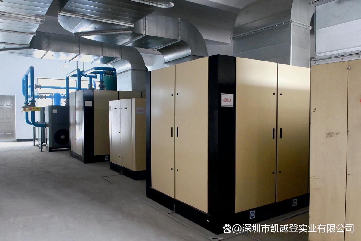 工业空压机房隔声罩安装完成效果图
