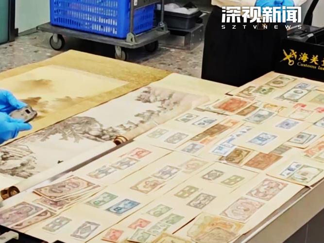 海关口岸文物出境X光查验现场