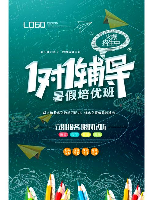 升学机构外包服务宣传海报实拍