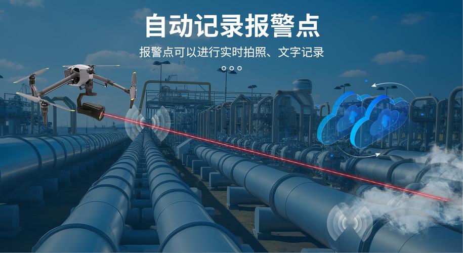 工业无人机搭载激光甲烷遥测仪在化工厂巡检