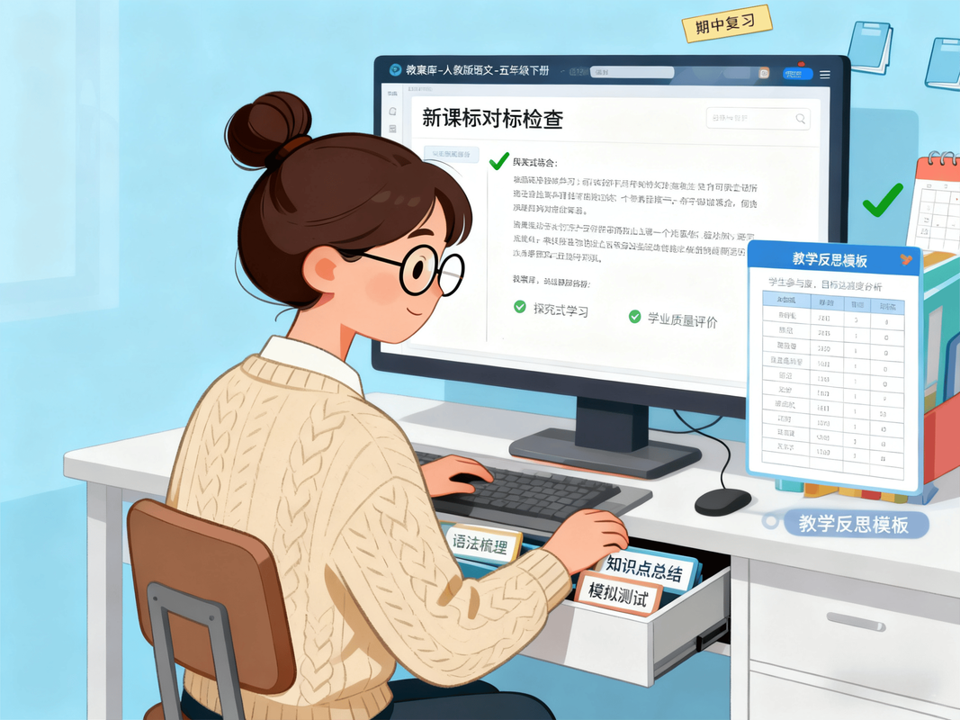 教师电脑桌面教学课件PPT制作界面截图