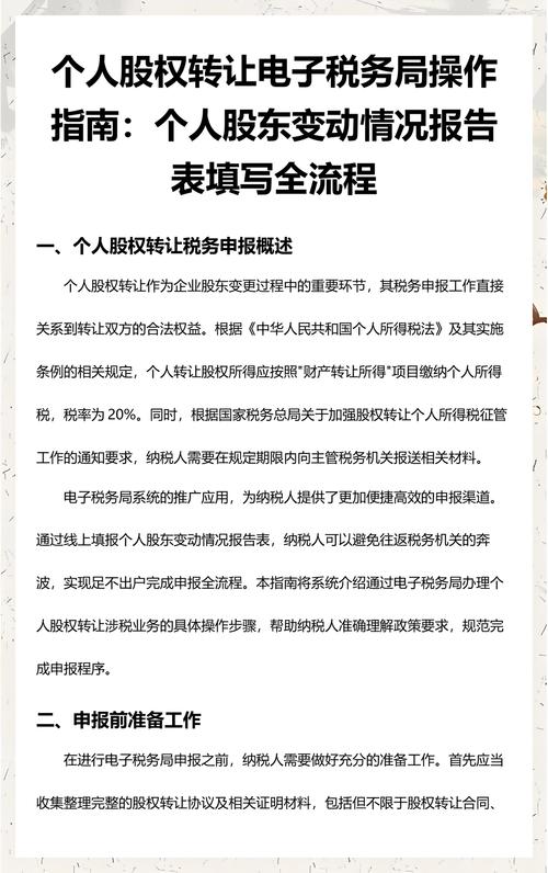 股权转让税务核定 税务局约谈 公司财务报表