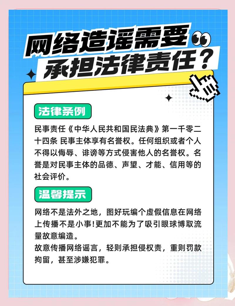 网络谣言法律责任认定划分示意图