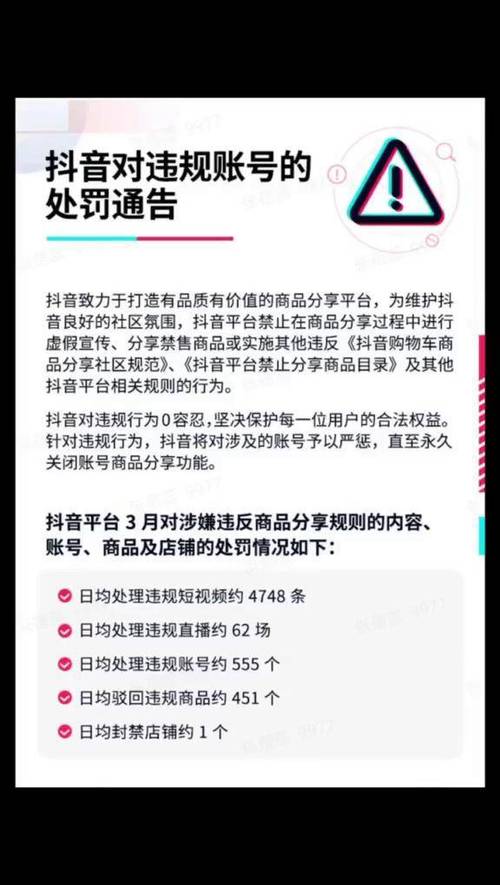 2026年抖音电商AI内容违规清退公告截图