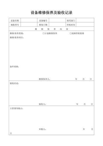 验收与后期维护问题