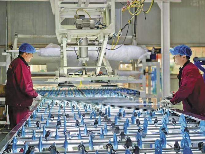 玻璃制造厂工业碱自动投料生产线实拍