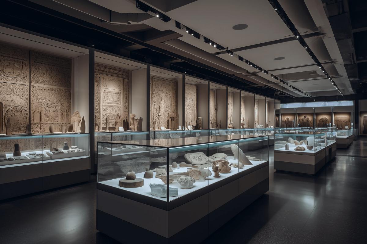 国内城市非国有博物馆展厅日常运营实拍