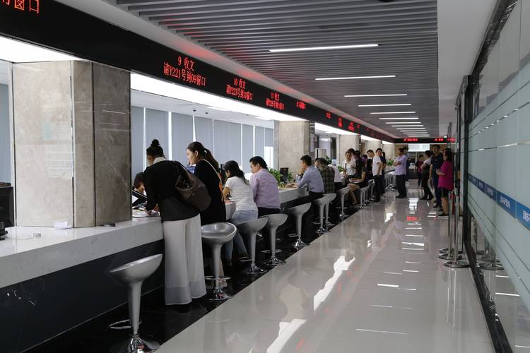 不动产登记中心继承业务取号窗口实拍