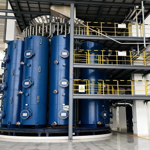石油化工新型分子筛芳烃吸附分离塔内部实拍