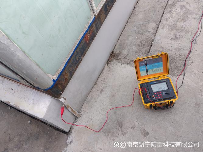 工业防静电接地电阻现场测试图