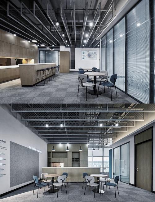 新建工业厂区员工生活区诗意休闲区实景